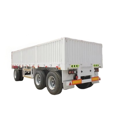 CIMC 40FT 2 축 7.5T 타라 무게 12.4 * 2.48m 유해물량 40T JOST 브랜드 2단 수동 조작 착륙 기구 울타리 반 트레일러