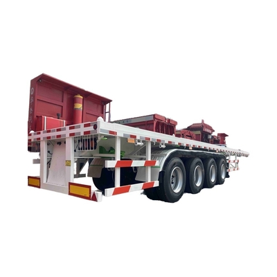 CIMC 최고 품질 3-4 Axles 60t 새로운 낮은 침대 낮은 침대 반 트레일러 3 Axles 80t 낮은 침대 낮은 남자 낮은 평면 트레일러 판매