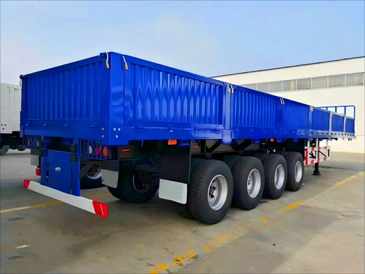CIMC 3 Axles 13m 다양한 무량물 또는 컨테이너의 운송에 사용되는 중량용 사이드 월 펜스 반 트레일러