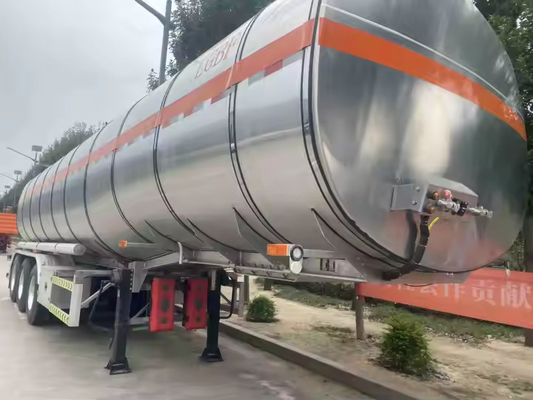 CIMC 다기능 알루미늄 합금 3 축 25000-70000l 가솔린 탱크 오일 연료 탱크