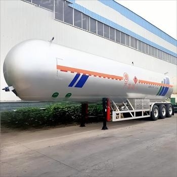 고 안전 LPG 탱크 반 트레일러 액화 석유 가스의 안전하고 효율적인 운송