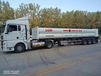 고 안전 LPG 탱크 반 트레일러 액화 석유 가스의 안전하고 효율적인 운송