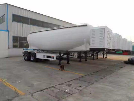 CIMC 2/3 Axles Single-bin 고품질 철강 V형 40-60T 건조 플라이 애쉬 파우더 시멘트 탱커 트럭