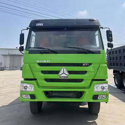 HOWO 371HP 10단 수동 변속기 25 ~ 30 톤 중량 운송 덤프 트럭
