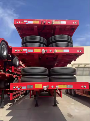 CIMC 40/ 45ft 2 Axle Steel welded Longitudinal Beam entensible Flatbed Trailer (CIMC 40/ 45ft 2 Axle Steel welded Longitudinal Beam Entensible Flatbed Trailer) 2 축 강철 웰딩 된 길쭉한 빔 확장 가능한 평면 트레일러