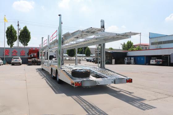 전체 차량 HDG SAF 차축 에어 서스펜션 JOST 다리 Weichbro EBS 스크류 리프트 카 캐리어 세미 트레일러