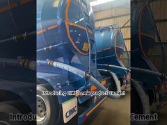 CIMC 시멘트 반 트레일러