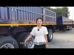 CIMC 분리 가능한 울타리 반 트레일러 최대 부하 용량 100T를 위해 6T부터 시작